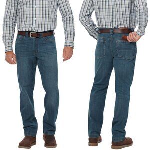 Duluth Trading Co Ballroom Double Flex Standard Fit Denim Jeans Men's 40x30 Blue